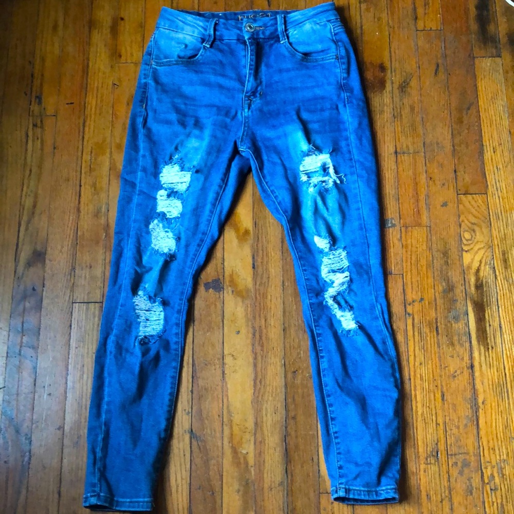High-rise jeans